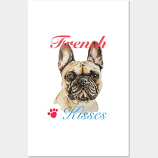 French Bulldog, French Kisses Posters and Art